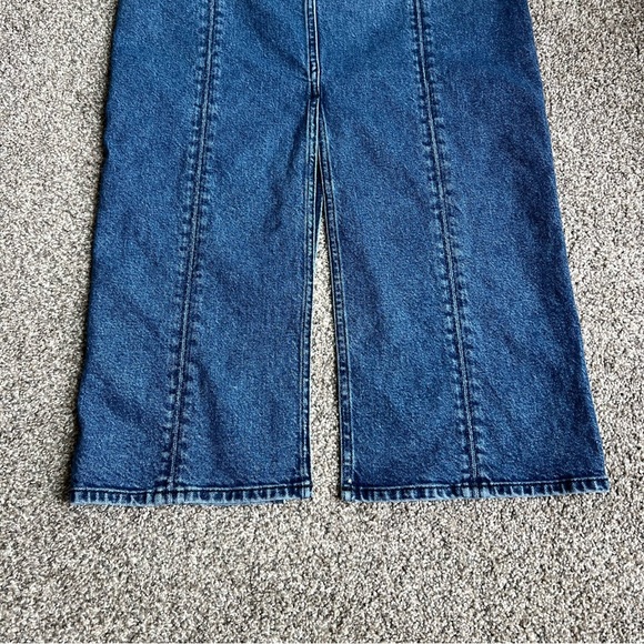 Adriano Goldschmied Daily Blue Maxi Denim Skirt with Front/Back Slits, Size 27 - Picture 11 of 12